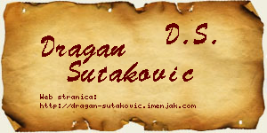 Dragan Šutaković vizit kartica